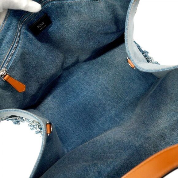 Fendi Denim Blue Tote Bags - Picture 4 of 9